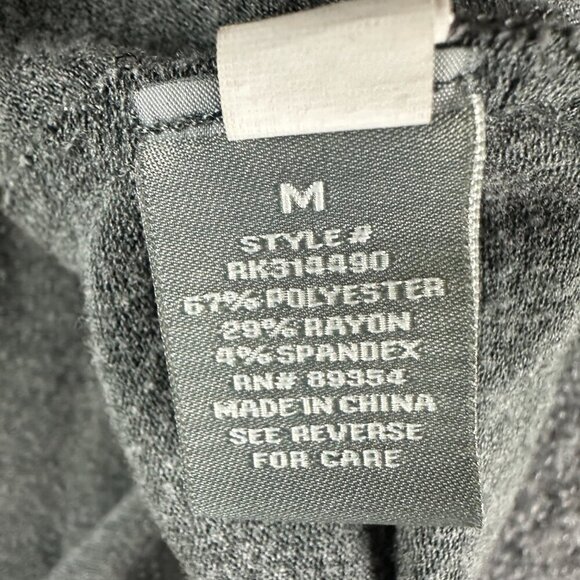 TBH To Be Honest Sweatshirt Womens Medium Gray Stretch Blessed Pullover - Picture 5 of 7